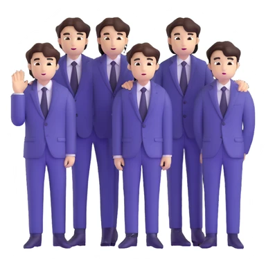 SS501 group portrait sticker