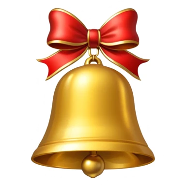 christmas bell sticker