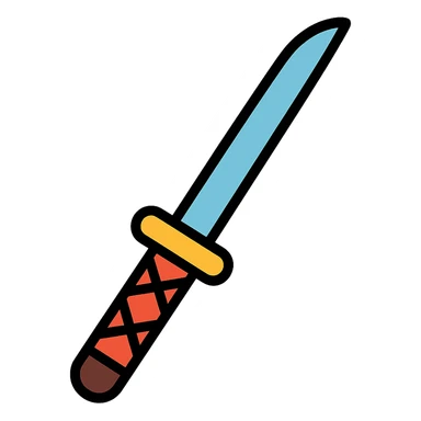 samurai sword sticker