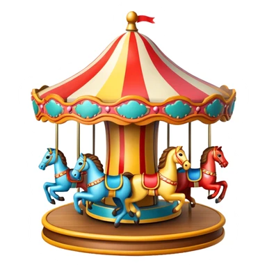 Merry go around sticker