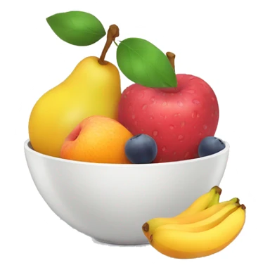 bowl of fruits sticker