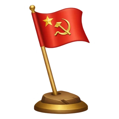 Soviet flag sticker