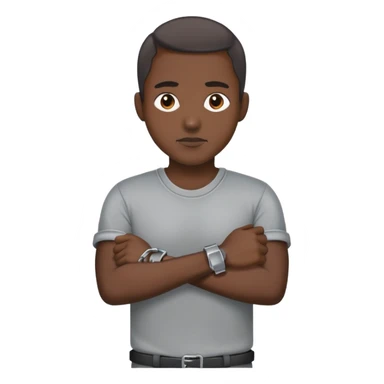 handcuffed person sticker