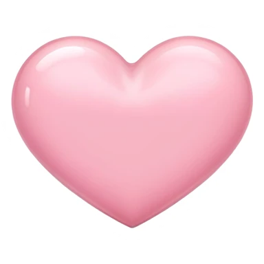 Soft Pink Heart sticker