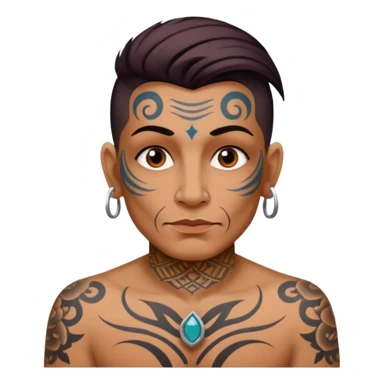 tattooed folk tattoo artist eccentric sticker