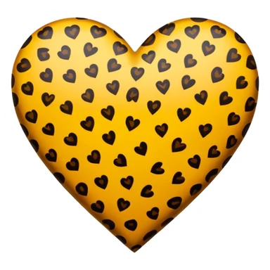 Lepord heart sticker