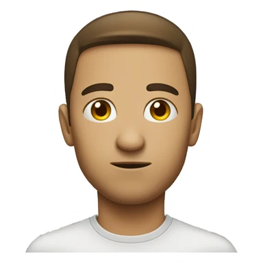 Person side eyeing sticker