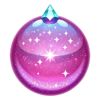 Pink aesthetic sparkles sticker