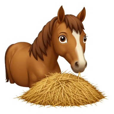 horse hay sticker