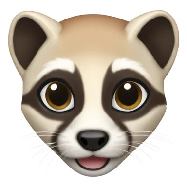 Black footed ferret  sticker
