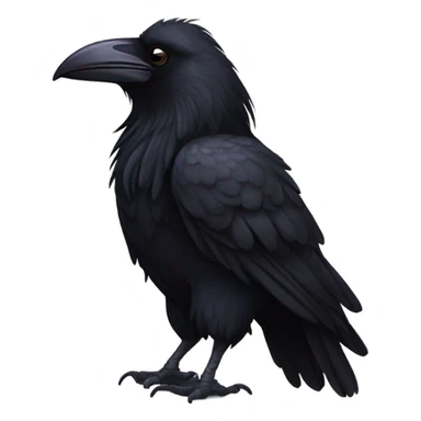 Raven riding buffalo western sticker