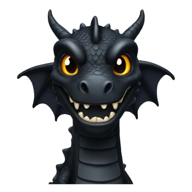 Black Dragon  sticker