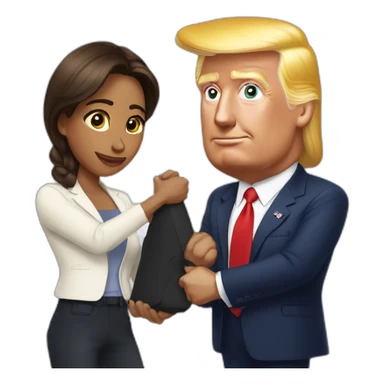 Trump-DeSantis-LovelyRomance sticker