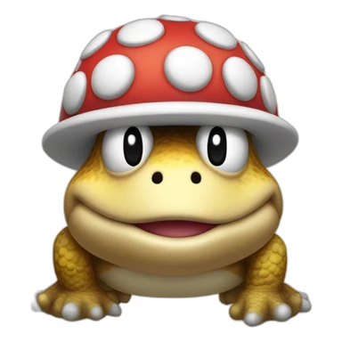 Super Mario toad as manga sticker