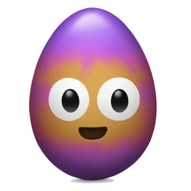 dyed easter egg sticker