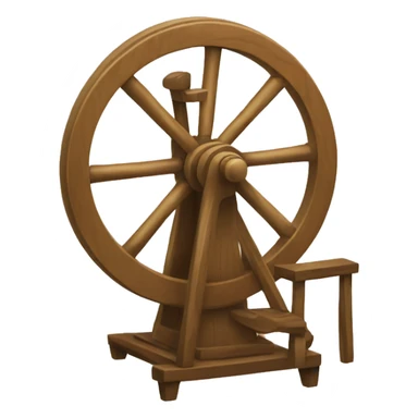 Spinning wheel sticker