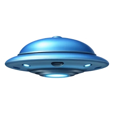 blue UFO sticker