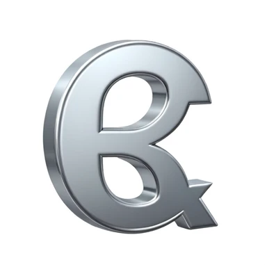 3D percent sign (%) symbol sticker