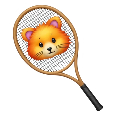 Tennis-Racket Animals sticker