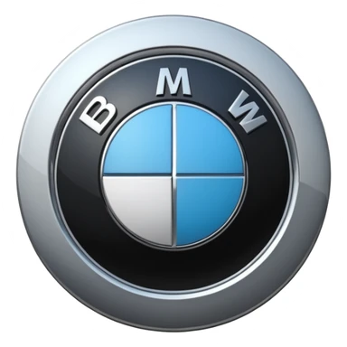 Bmw symbol real without double layer  sticker