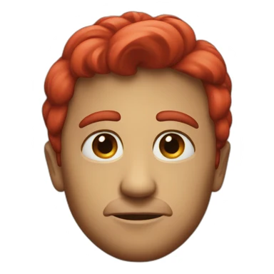 red because of high eyes sticker