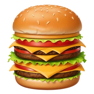 Burguro And Fryuro is two separate entities. The one on the left is a burger, consisting of 2 buns, lettuce, cheese, meat and tomatoes. The burger expresses a angry expression. While the one on the right is a carton of fries, also having a slightly annoyed expression. sticker