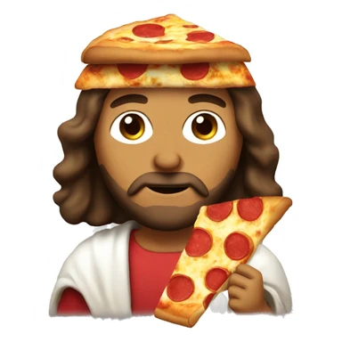 Pizza Jesus sticker