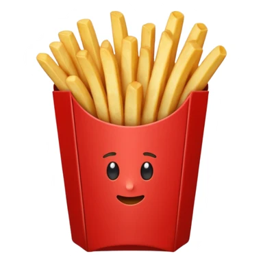 French frize emoji NO FACE red case sticker