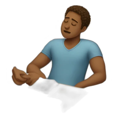 tired student sticker