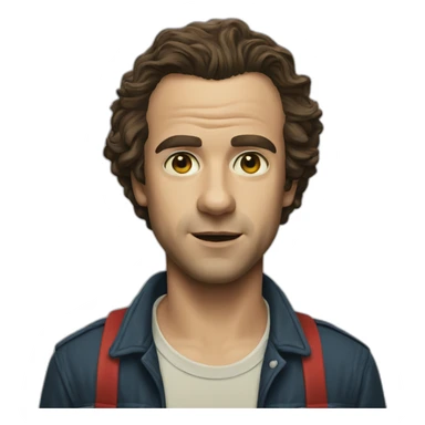 stranger things tv show emoji sticker