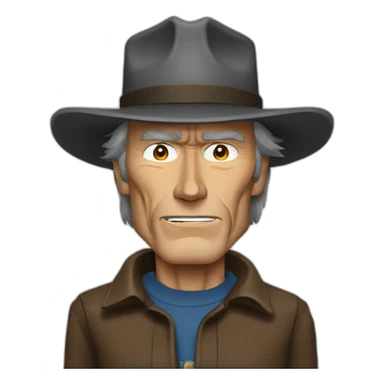 clint eastwood sticker