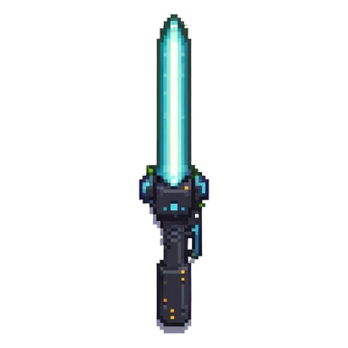 sci-fi energy beam weapon sticker