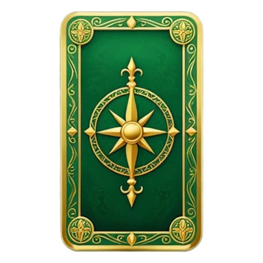 GREEN VALENTINES TAROT CARD DECK sticker