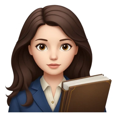 Cinematic Realistic Journal Portrait, depicted with lifelike skin texture, subtle rosy undertones, and soft natural lighting that enhances the gentle contours of her face. Her intricately detailed brunette hair is elegantly styled , sticker