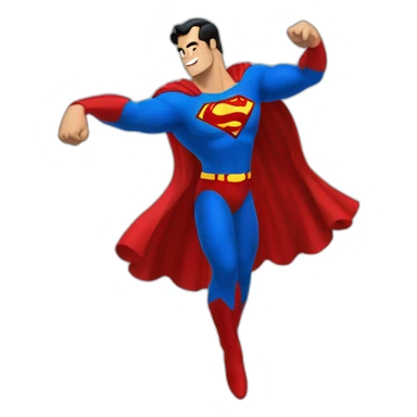 Superman dancing flamenco sticker