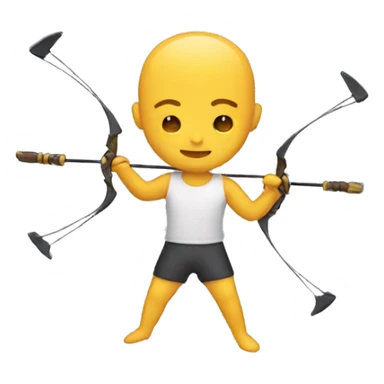 person doing a 90 degree bow sticker