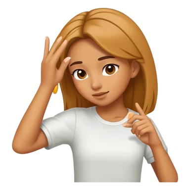 girl dabbing  sticker