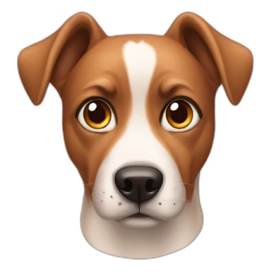 Dog hearteyes sticker