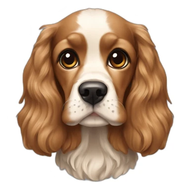Mulher homem dois cocker spaniel sticker