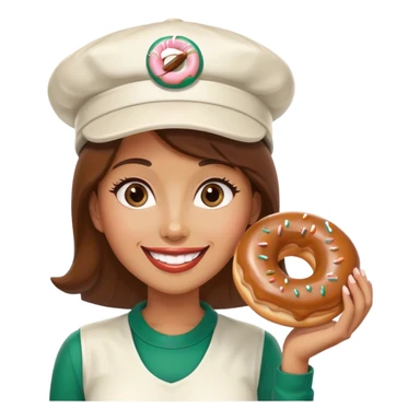 The woman that says “did you ever have a Krispy Kreme” sticker