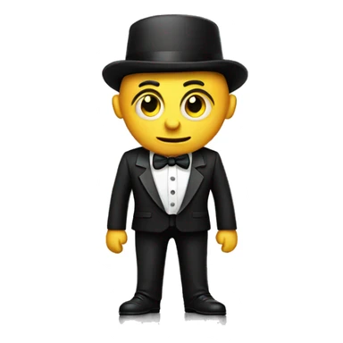 Stinky guy in a tuxedo sticker