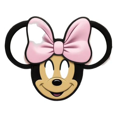 Loungefly light pink Minnie Mouse Wallet sticker