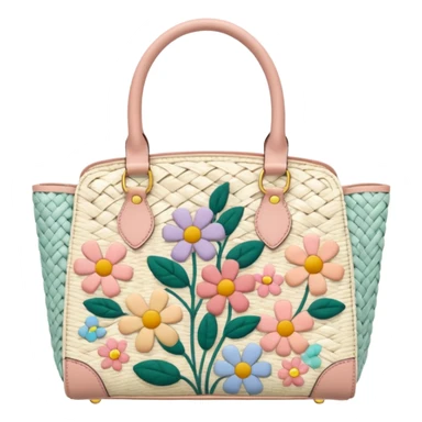 Cute cute Cottagecore style handbag sticker