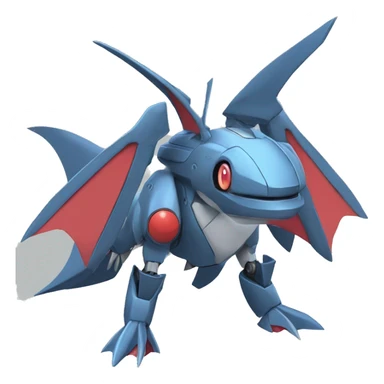 Sharpedo-Gabite-Salamence-Medabot-Mecha full body sticker