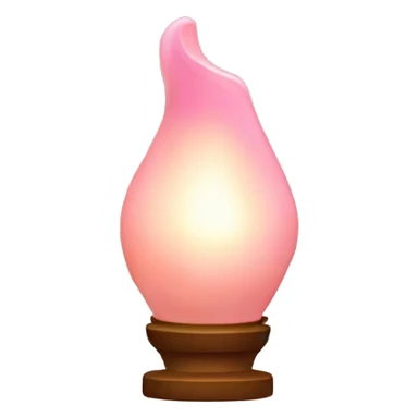 Salt Lamp that is light pink  sticker