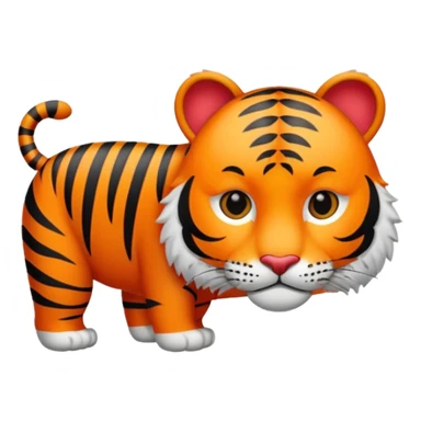 🐯tiger with 🩲 underwear  sticker