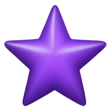 Purple star  sticker