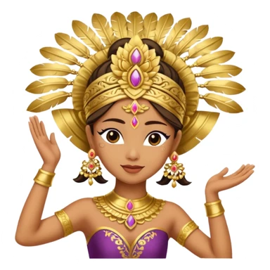 danseuse balinaise sticker