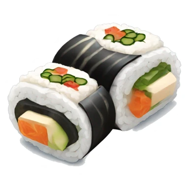 a roll of Korean-style gimbap sticker