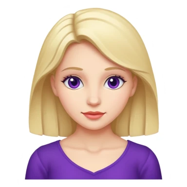 Just violette sticker